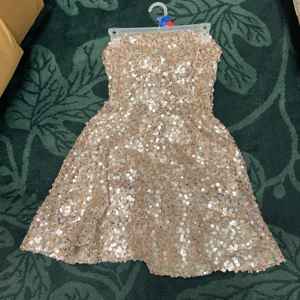 Crystal Doll Strapless dress